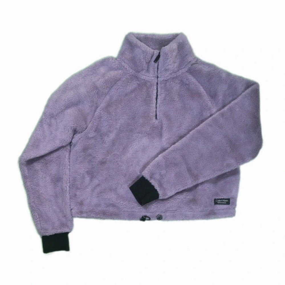 Calvin Klein Purple Fleece Jacket